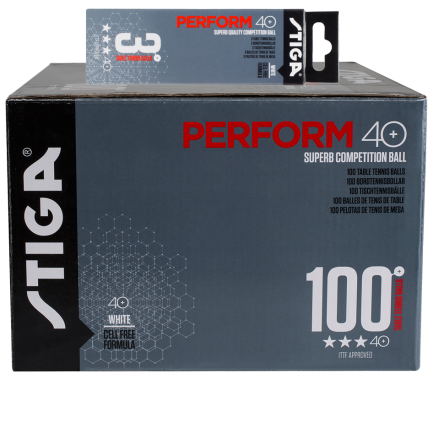 Stiga Perform 40+ 3 Star Table Tennis Balls 100pk