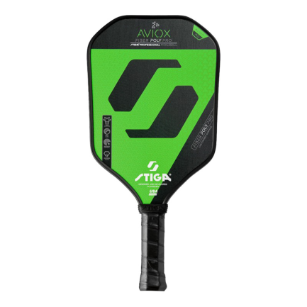 Stiga Pickleball Paddle Aviox Fiber Poly Pro - Green