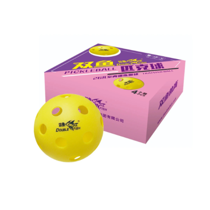 Double Fish P26Y Pickleball Balls - 4Pack