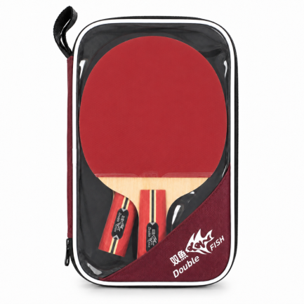 Double Fish Racket (x2) and Case