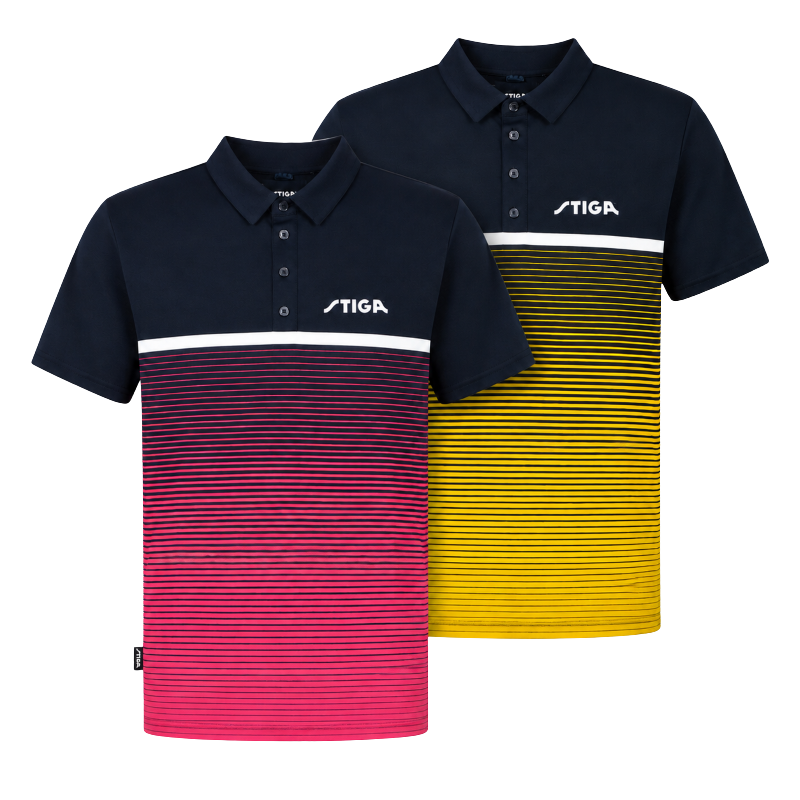 Stiga-Lines-polo-shirt-navy-yellow-pink