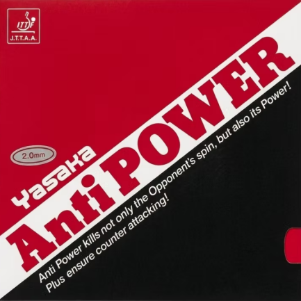 Yasaka Anti Power Table Tennis Rubber